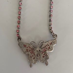 Jewelry - *Pink Butterfly Necklace Jewelry - *Pink Butterfly Necklace
